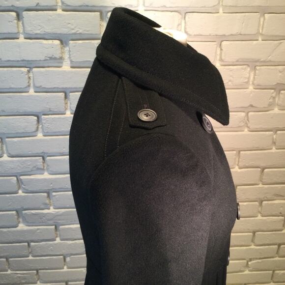 J. Crew Peacoat Wool Double Breasted Blk jacket XS - Picture 2 of 4
